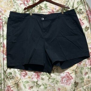 LANE BRYANT Women's Black Shorts.